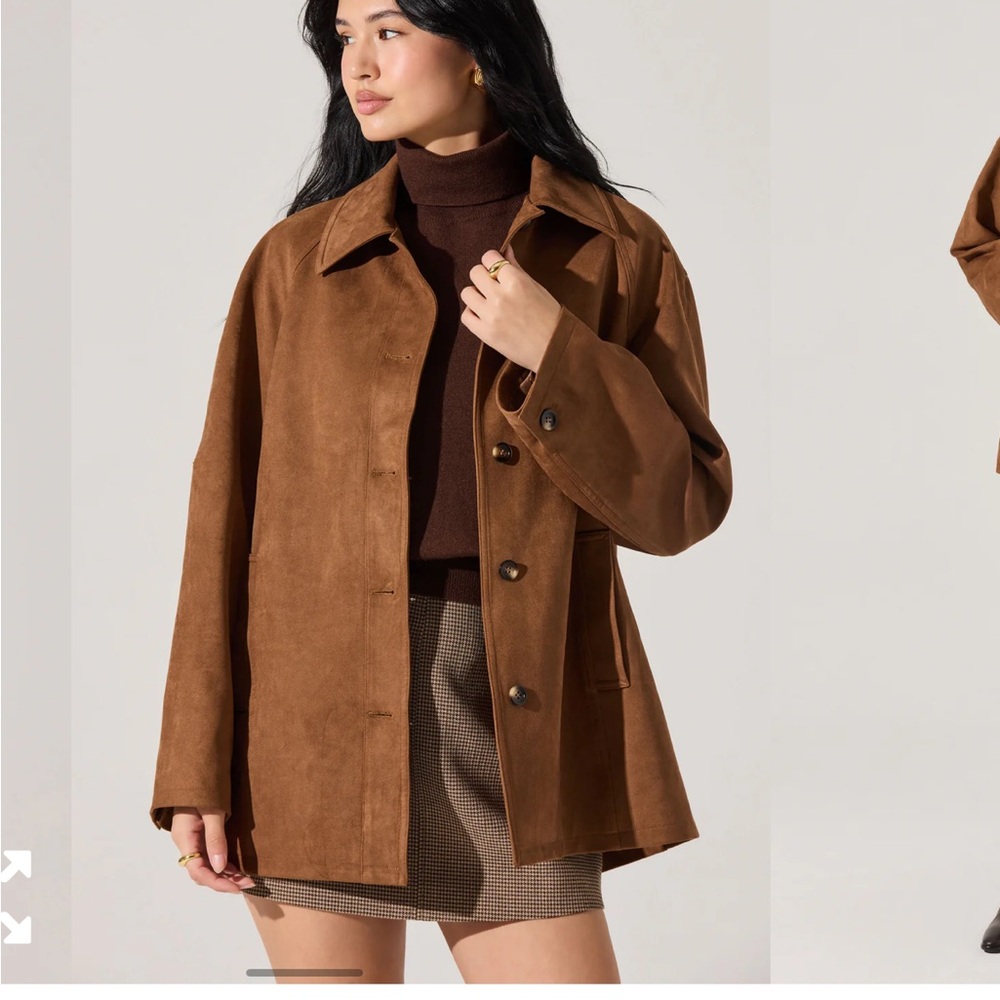 ASTR Presleigh Faux Suede Jacket